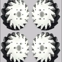 6 дюймов) 152 мм алюминиевые колеса Mecanum(2 левые, 2 правые)/колесо для соревнований роботов