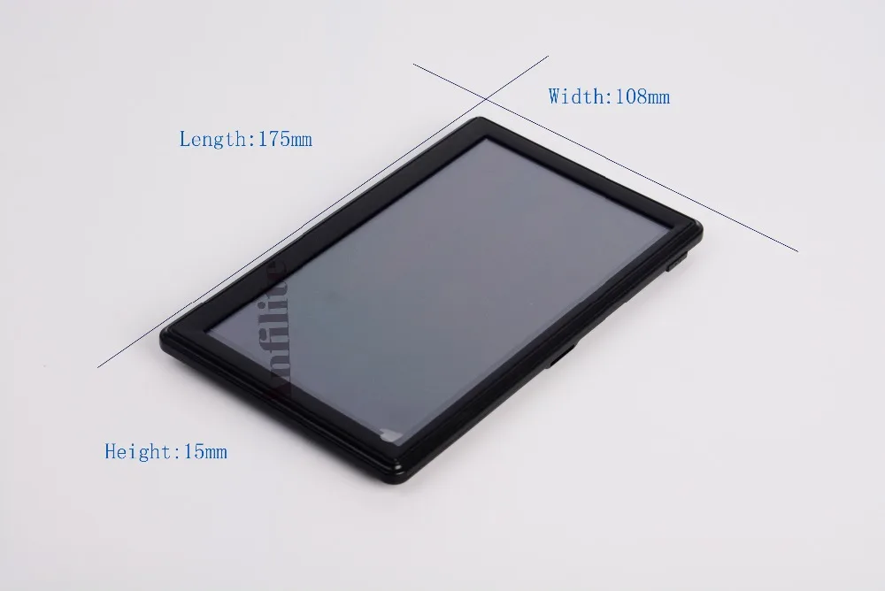 Anfilite 7 дюймовый экран 800x480 Bluetooth avin ddr 128M 4 ГБ gps навигатор для грузовика Windows CE 6 0 wince