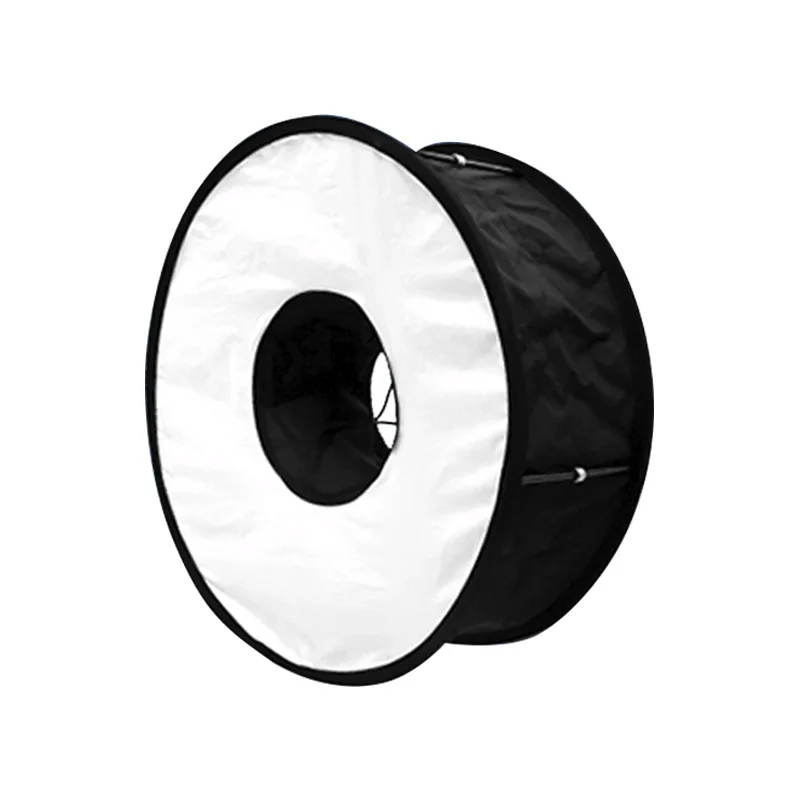 

Round Universal Collapsible Magnetic Ring Flash Diffuser Soft Box 45cm/18" PhotographyCD50