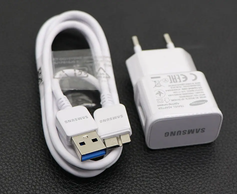 10Samsung Galaxy S5 Note 3 Phone Charger 5.3 V & 2.0A EU US 1 m 3.0 USB Micro cable Original Travel Adapter Phone_
