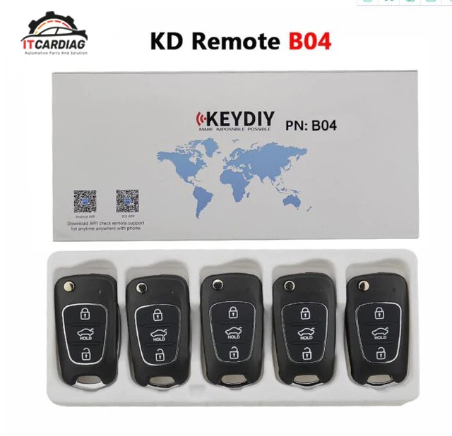 KEYDIY 5 шт. KD черный B04 3 кнопки B серии универсальный пульт дистанционного управления для KD900/KD-X2/URG200/KD мини B серии дистанционного управления