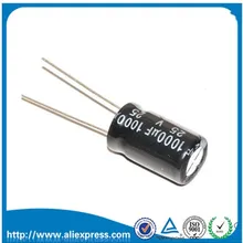 10 шт. Алюминий электролитический конденсатор с алюминиевой крышкой, 1000 мкФ, алюминиевая крышка, 25В размер 10*17 мм, алюминиевая крышка, 25В/1000 мкФ электролитический конденсатор с алюминиевой крышкой, 1000 мкФ, алюминиевая крышка, 25В