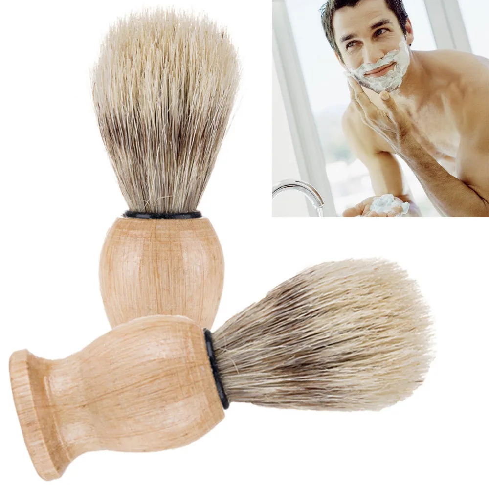 Buy New Shaving Brush Men Portable Shaving Bear Brush