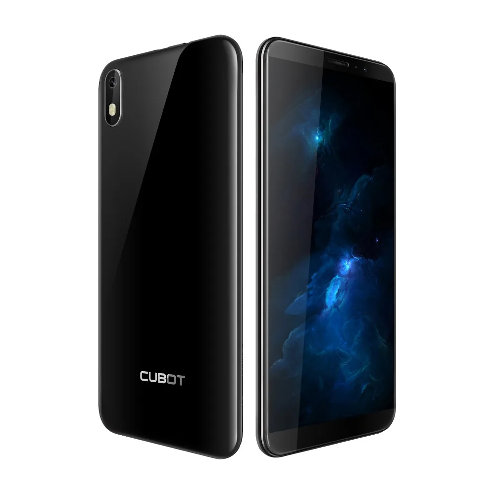 Cubot J5 MT6580 четырехъядерный 5,5 дюймовый полный большой дисплей Android 9,0 2 Гб ОЗУ 16 Гб ПЗУ смартфон 2800 мАч 3G мобильный телефон