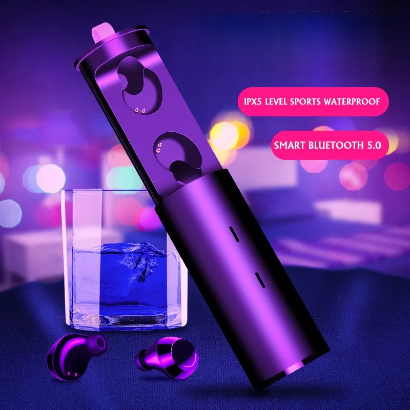 

Touch Waterproof TWS-29 Sports Wireless Binaural 5.0 Bluetooth Headset Mini In-ear