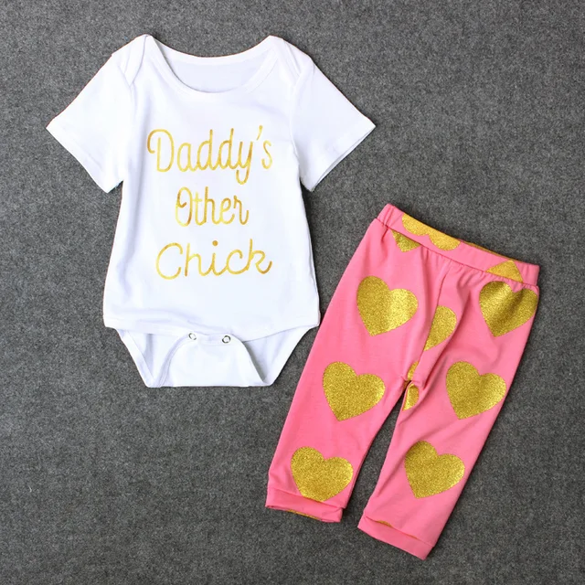 2017 Newborn Baby Girl Clothes Tiny Cottons Daddy S Other Chick Baby
