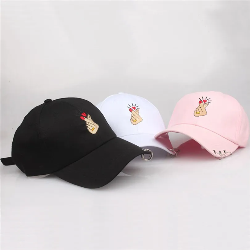 New 2019 Summer Cotton Casual Caps Fashionable Men Women Letter Cactus Love Gesture Baseball Cap Hat Dropshipping Wholesale #E08 (3)