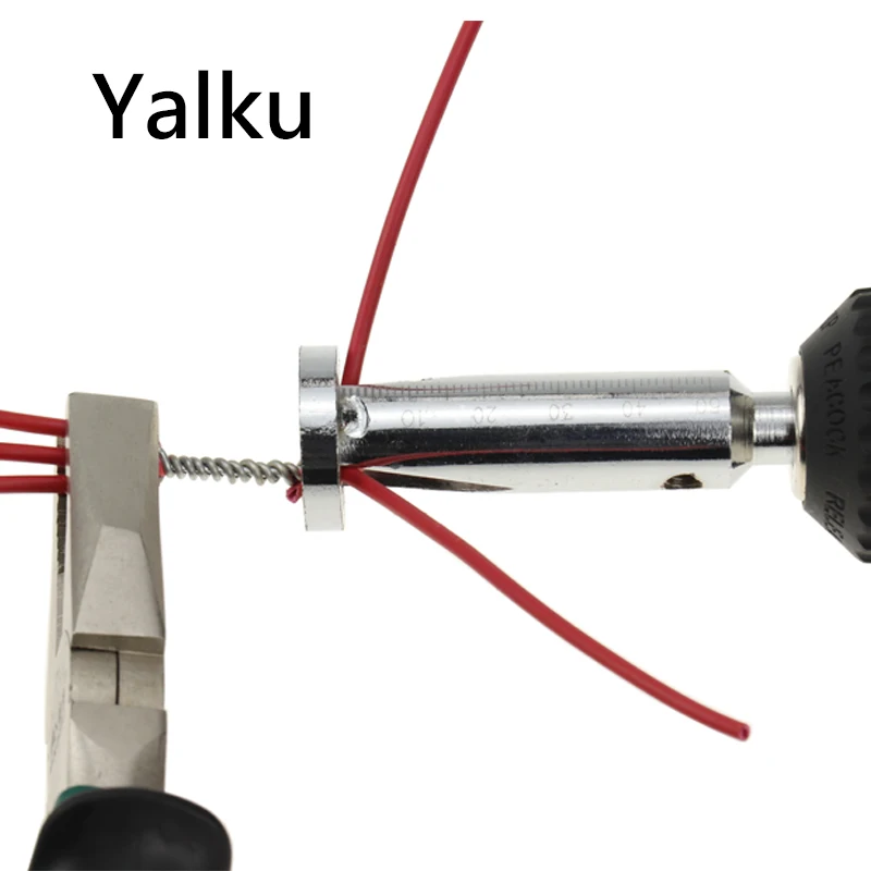 Yalku Hand Tool Electronic Work Wire Decrustation Pliers With Power Drill Electric Wire Accessories Twisting Tools Wire Stripper