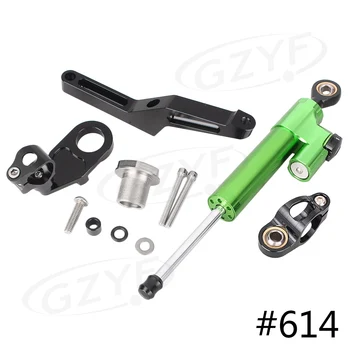 

CNC Steering Damper Stabilizer w/ Bracket Set Saftety Control For Kawasaki Ninja ZX6R 2009 2010 2011 2012 2013 2014 2015 2016
