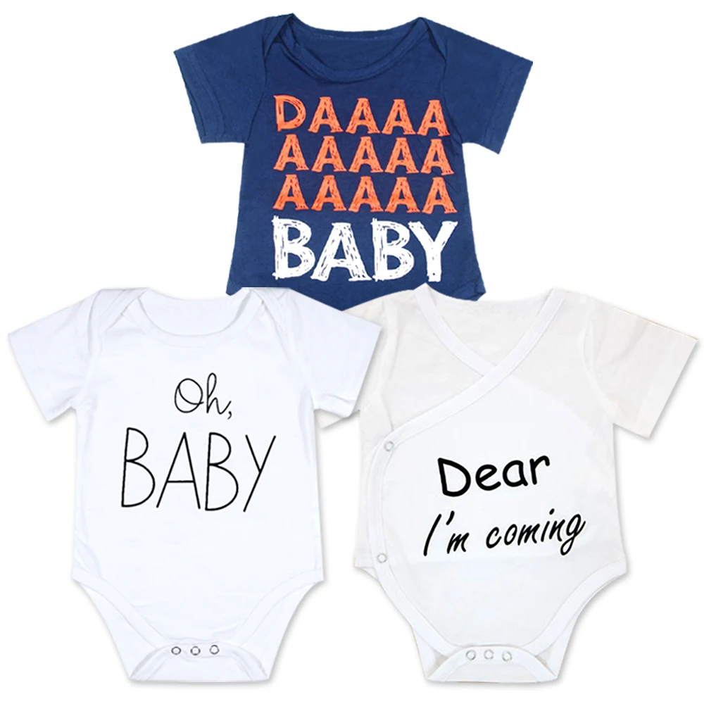 Beste Kopen 2018 Baby Jongen Meisje Kleren Mijn Tante Loves Me Bodysuit Tiny Katoen Zomer Korte Mouw Leuke Dinosaurus Kleding Onesie Goedkoop Sandrapetterssons