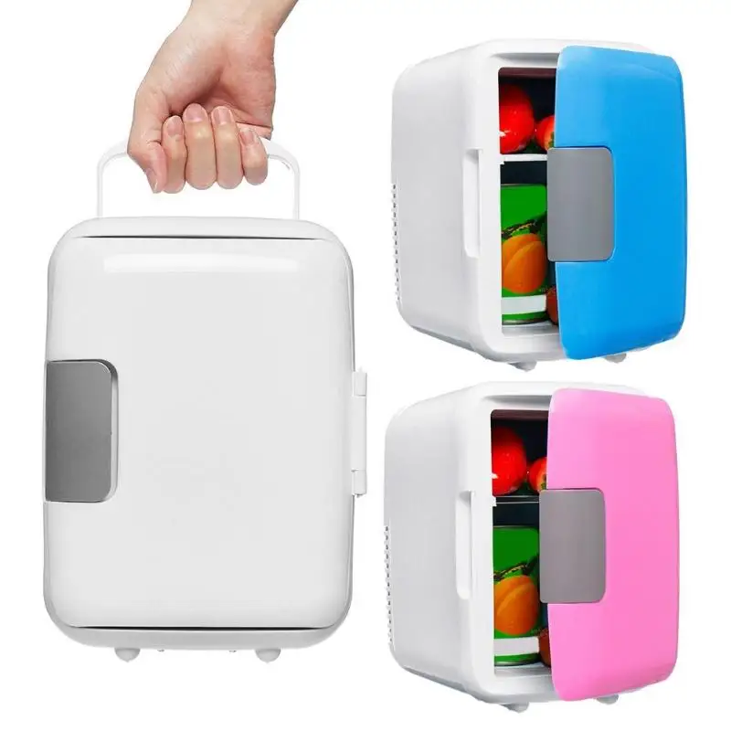 

1PC 4L Home Car Use Refrigerators Ultra Quiet Low Noise Car Mini Refrigerators Freezer Cooling Heating Box Fridge