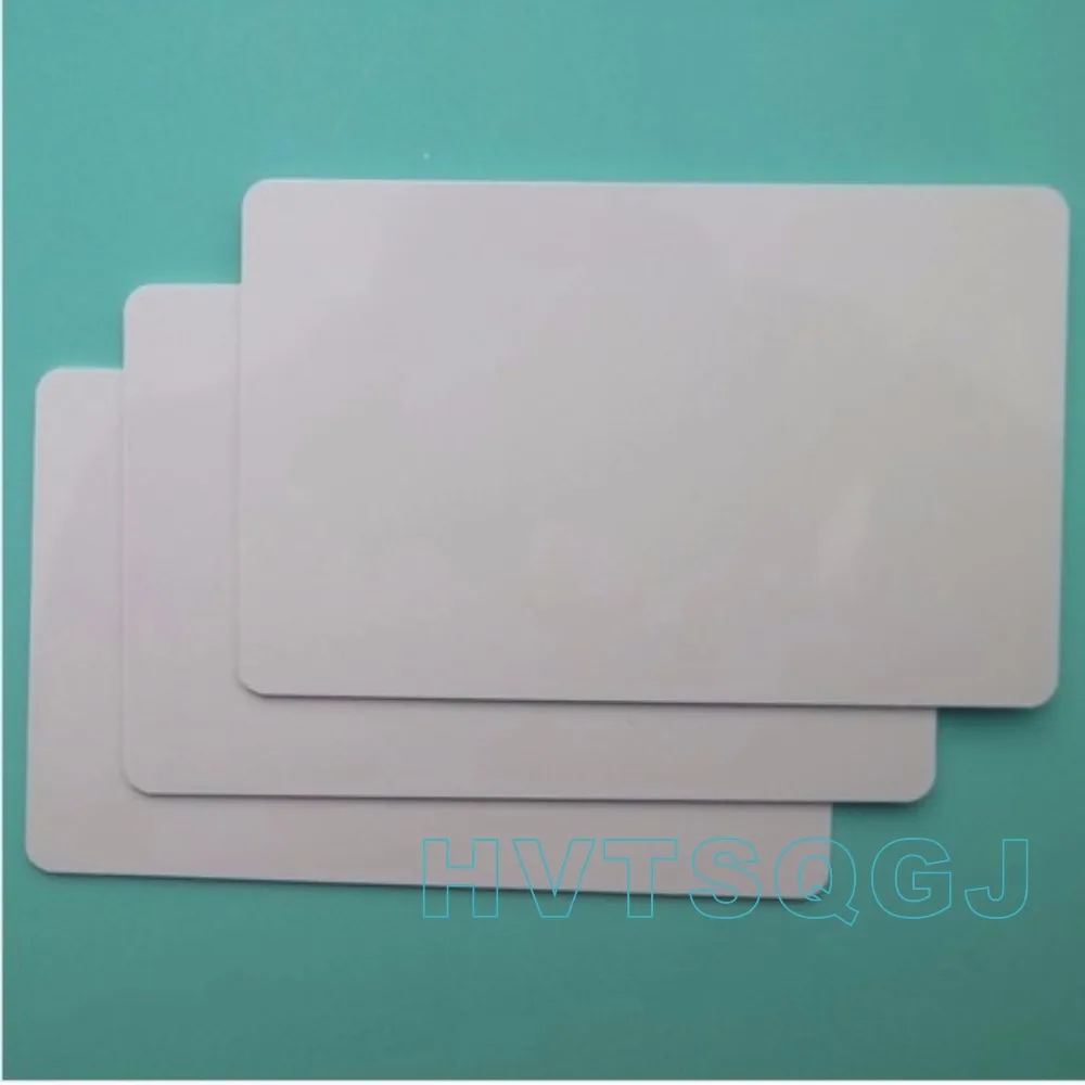 

10pcs Free shipping PVC Blank White Ultralight Card