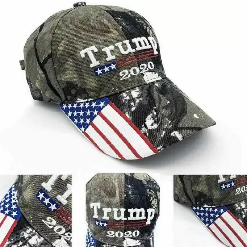 

New Donald Trump Cap Camouflage USA Flag Baseball Caps Keep America Great Snapback Hat Embroidery Star Letter Camo Army Cap