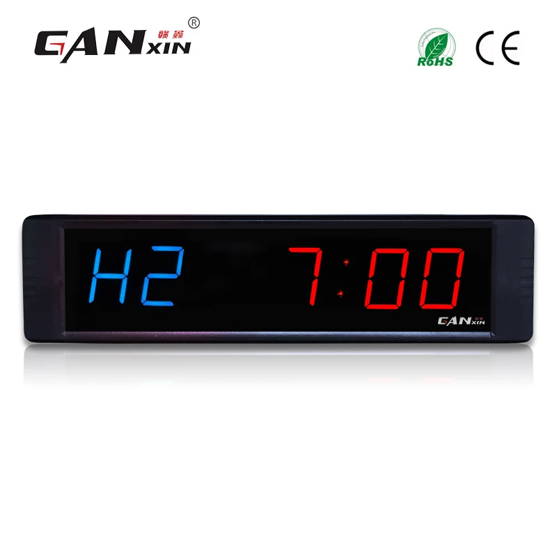

[Ganxin]1'' Led Crossfit Timer With Remote Control Interval GYM Timer
