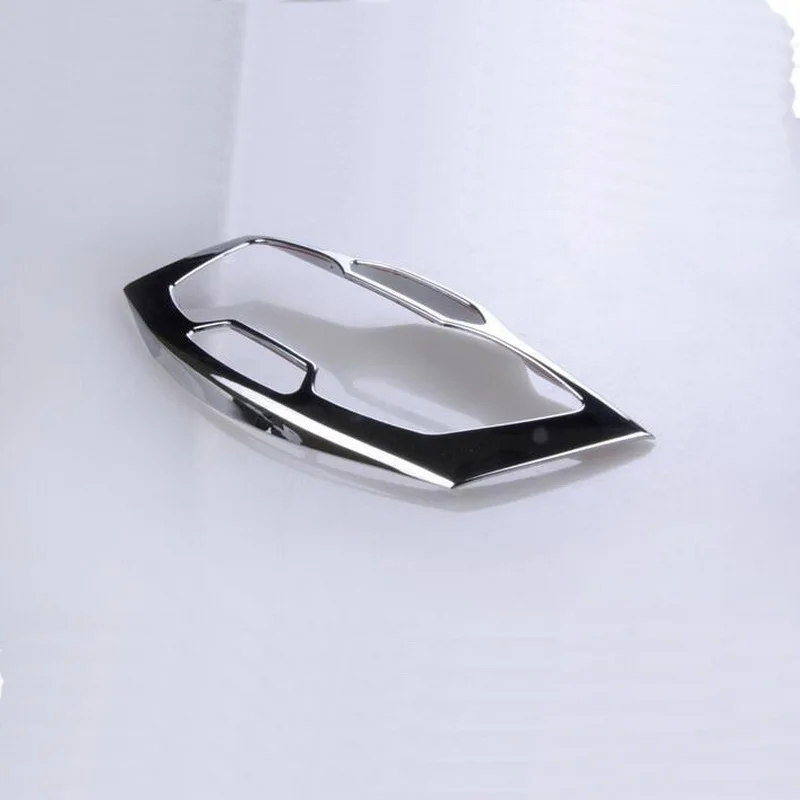 Tonlinker 1 шт. DIY Автомобильный Стайлинг АБС ХРОМ управление навигационные кнопки световая крышка чехол наклейки для Ford KUGA 2013-15 запчасти