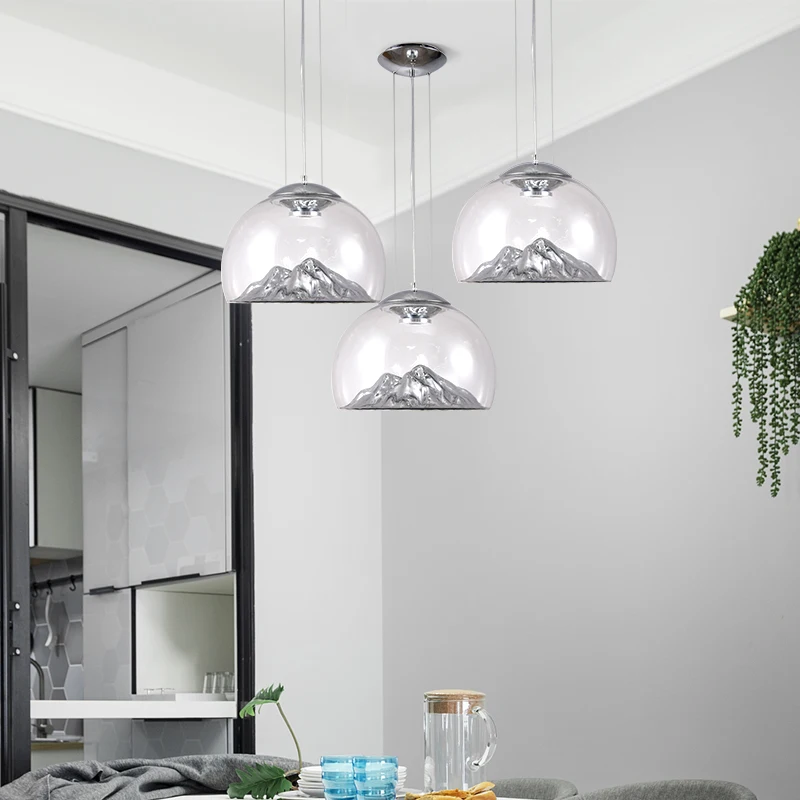

Pendant Lights Silver gold modern minimalist home restaurant lamp bar table lamp cafe fashion lamp