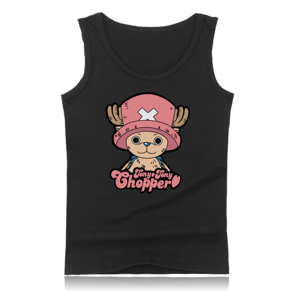 Модные майки Luffy для бодибилдинга цельный топ летняя жилетка аниме ACE хлопковая