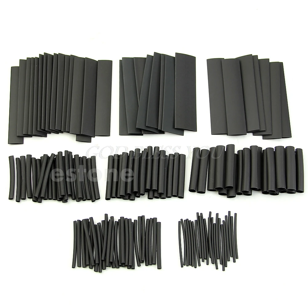 

150pcs 8 Size Assortment 2:1 Heat Shrink HeatShrink Tube Sleeving Wrap Wire New