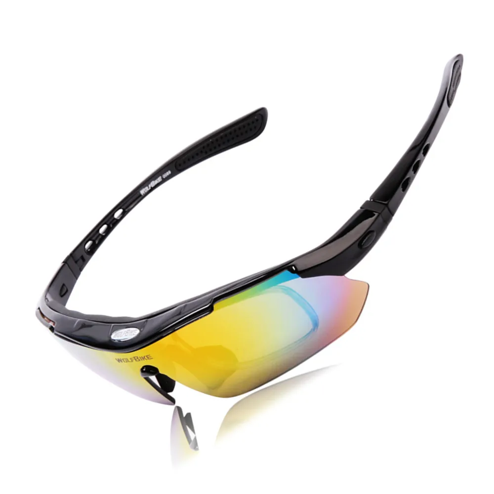 WOLFBIKE 5 Lens Polarized Cycling Sunglasses Bicycle Bike Outdoor Sports Bicycle Goggles for Men and Women with 5 Colors WOLFBIKE 5 Lens Polarized Cycling Sunglasses Bicycle Bike Outdoor Sports Bicycle Goggles for Men and Women with 5 Colors