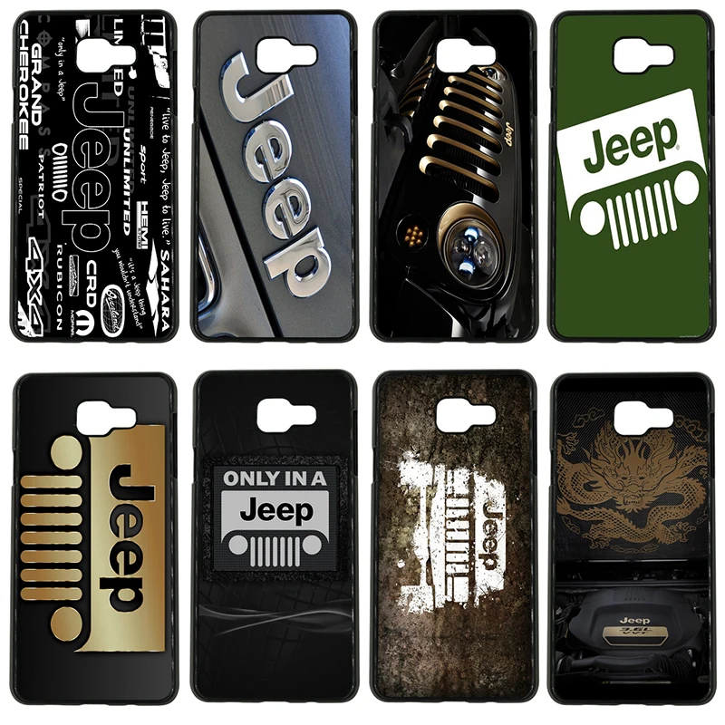 Car Jeep Wrangler Compact Sport Cell Phone Cases Hard Plastic Cover for Samsung Galaxy S8 S9