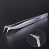 STZ 1pcs Stainless Steel Eyelash Extension Tweezers Straight Curved Curler For Eyelash-false Clip Makeup Nail Art Tools S01-05 4