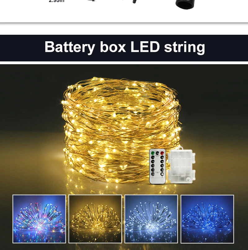 RGB led strings light waterproof (7)