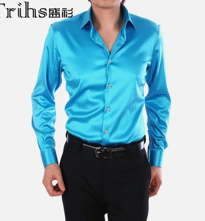 Men S Fashion Long Sleeve Solid Color Shirt Pink Men S Fashion Long Sleeve Solid Color Shirt Pink Free Shipping Xl In Casual Shirts From Clothing Accessories On