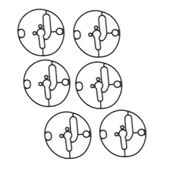 6 компл. карбюраторы для мотоциклов Carb поплавок чаша сенные прокладки Briggs & Stratton 698781