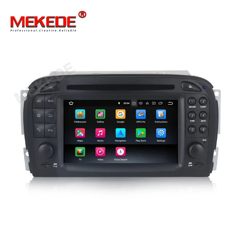 Mekede android 9,0 Автомобильный gps навигатор Автомобильный Радио dvd-плеер головное устройство для Mercedes Benz SL R230 SL500 2001-2007 мультимедийный плеер