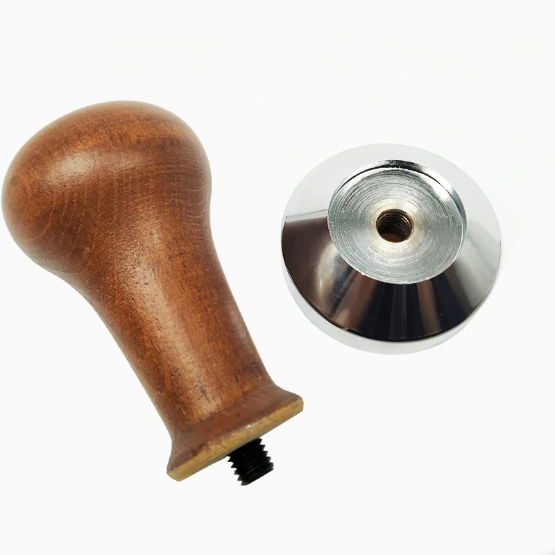 Günstig IYouNice Espresso Kaffee Tamper für Barista Flache Stahl Basis Kaffee Bean Presse Kaffee Schleifen 51mm Silikon Matte