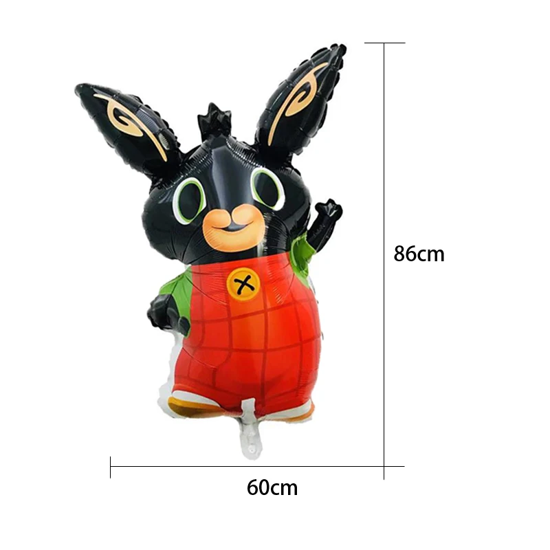 86 см 34 дюйма большие воздушные гелиевые фольги Как приручить дракона 3 игрушки Фигурки воздушный шар для украшения дня рождения детей - Цвет: Bing Bunny