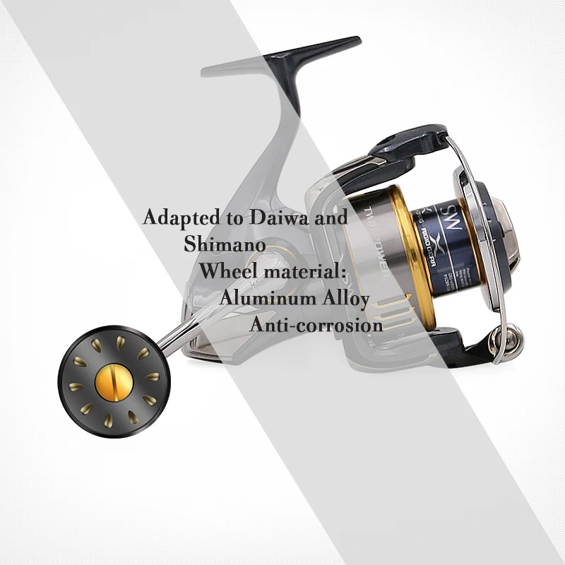 SANLIKE новая Рыболовная катушка ручка для SHIMANO A и DAIWA S Тип спиннинговая рыболовная