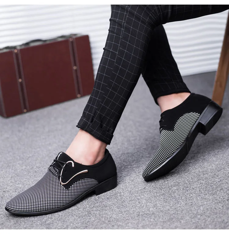 Мужские модельные туфли наивысшего качества с острым носком; свадебные туфли мужские оксфорды на шнуровке; Мужская официальная обувь; модные деловые мужские туфли на плоской подошве