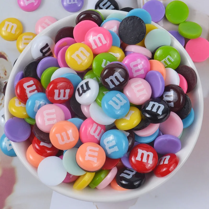 

20PCS DIY Slime Charms Colorful Mixed Candy Resin Plasticine Slime Accessories Beads Supplies For Crafts Toy for children Gift