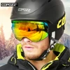 COPOZZ Ski Goggles with Box Case Ski Mask UV400 Anti-fog Snow Goggles Big Spherical Skiing Snowboarding for Women Men 6