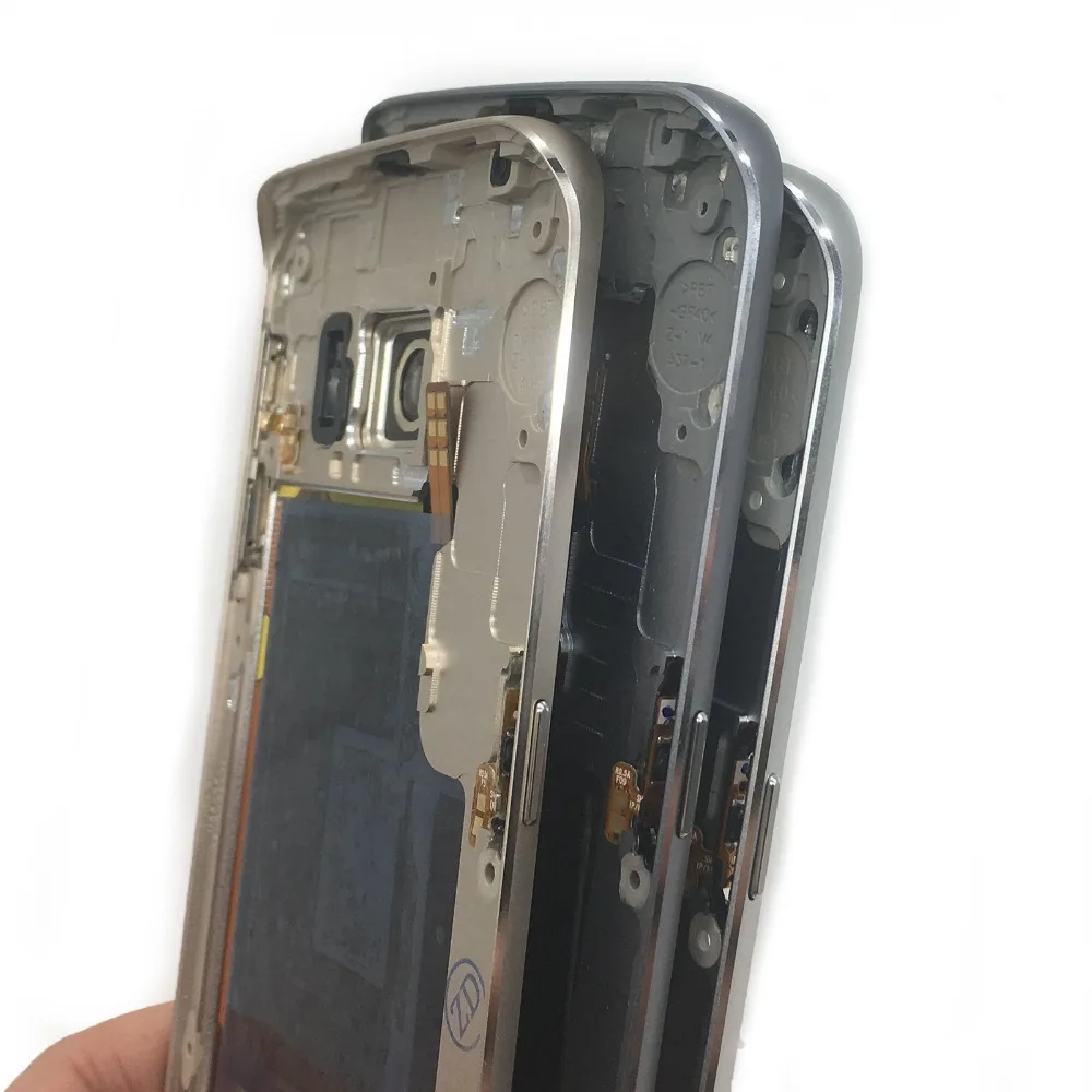 Средняя задняя рамка Корпус пластина ободок задний корпус для Samsung Galaxy S6 Edge G925 G925F