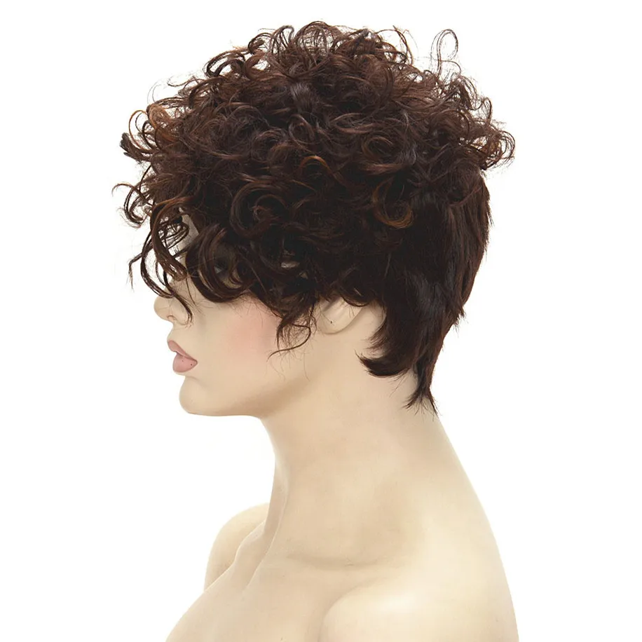 H-WG1196 SP3330 Auburn short curly wig (6)