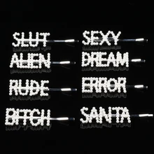 Винтажные заколки для волос с жемчугом и буквами, заколки для свадебной вечеринки, заколки для волос для девочек, грубые гребни для волос, заколки, аксессуары на палочках