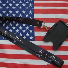 US Dept ЦРУ ID держатель для карт шеи Chian Strap-US192