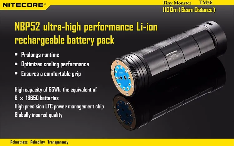 Распродажа! NITECORE TM36 ДАЛЬНОБОЙНЫЙ фонарь SBT-70 Led 1800 люмен Long-rang 1100 м расстояние Oled дисплей поиск свет Бесплатная доставка