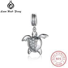 Promise ювелирные изделия из стерлингового серебра 925 пробы милые черепахи аксессуары хрустальные бусины для Набор для изготовления ювелирных украшений вручную подвески/браслеты-подарки