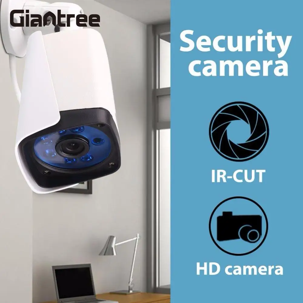 

giantree 1080P Bullet Home Security Camera CCTV Infrared Night Vision Surveillance Monitor Security Surveillance Camera Indoor