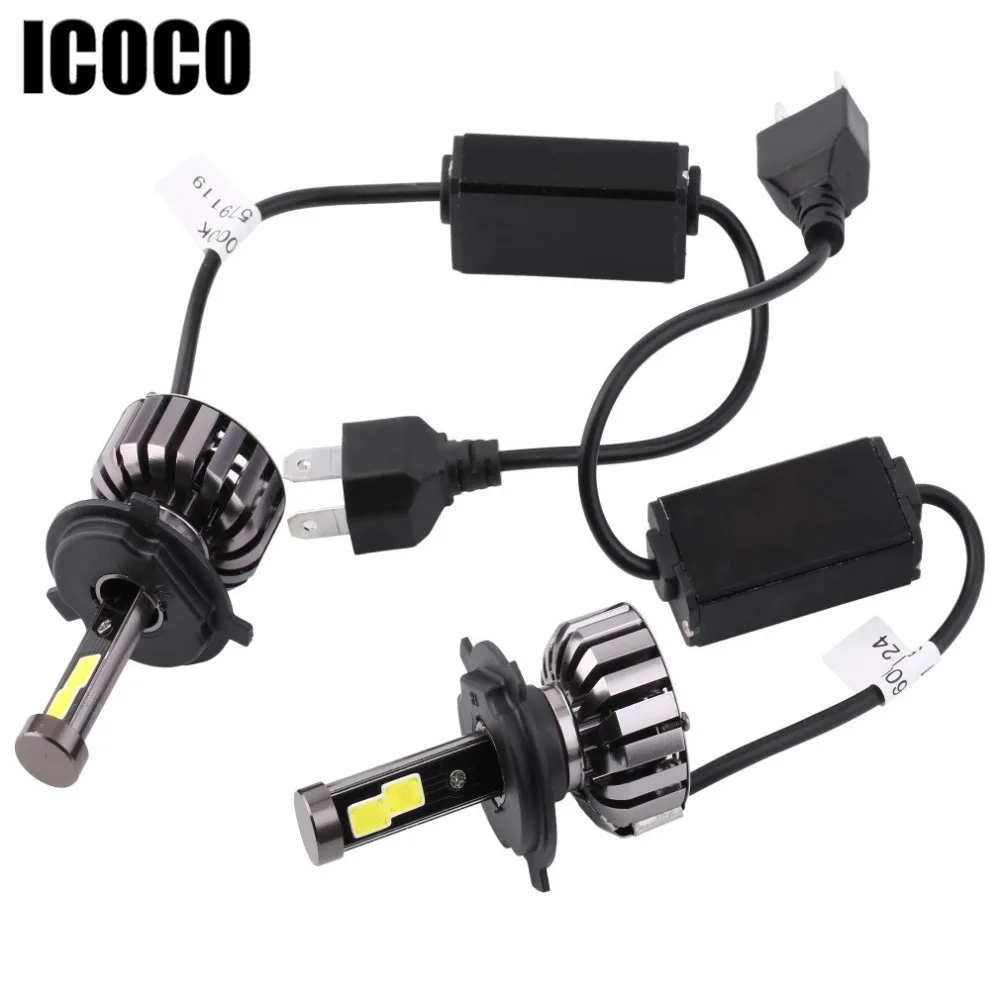 

ICOCO N7 H4 H7 LED 12V Car Headlight Kit LED Bulbs 80W H8/H9/H11/H13/9004/9005/9006/9007 6000K 8000LM H4 LED Bulbs Car-Styling
