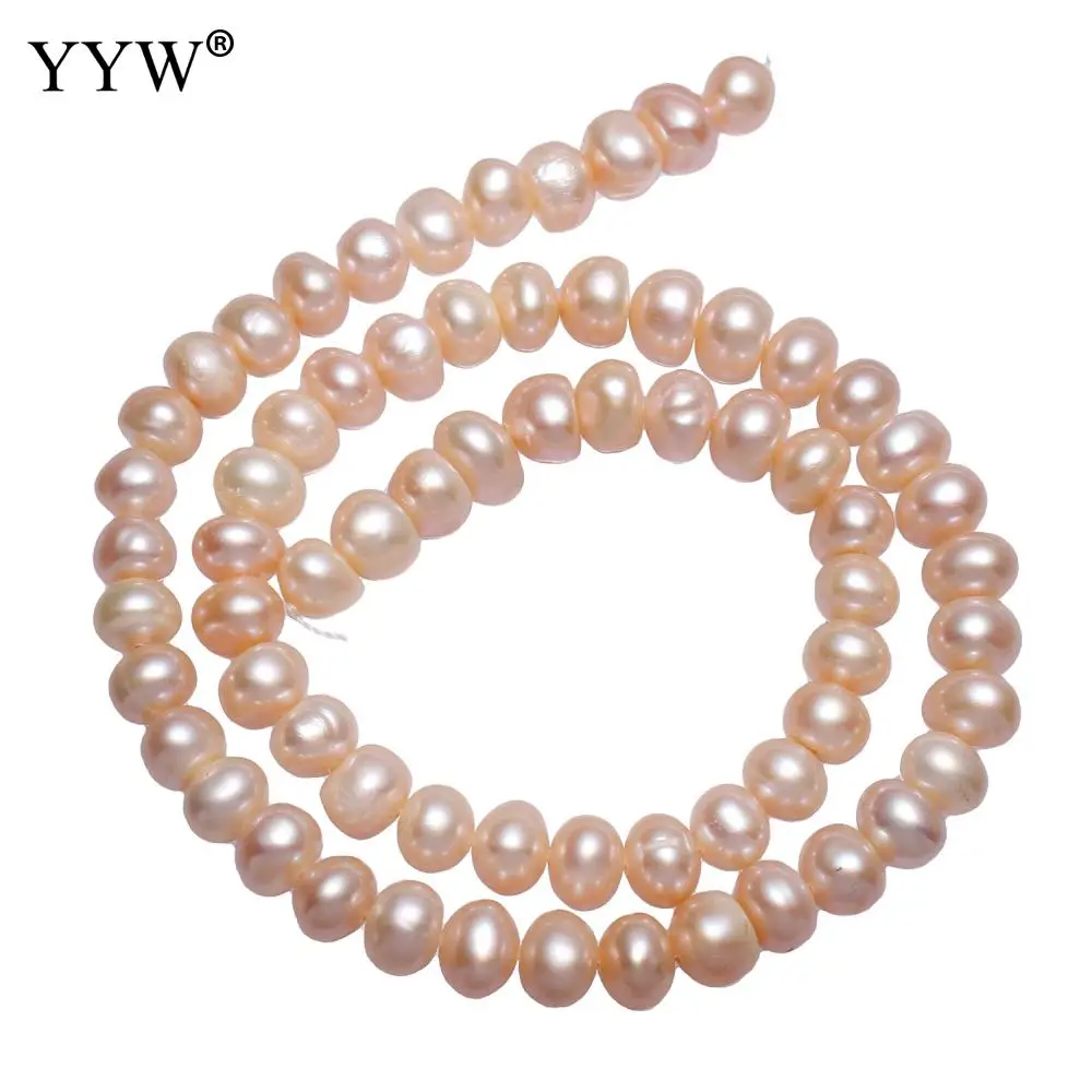 

Cultured Baroque Freshwater Pearl Beads Nuggets natural pink 7-8mm Approx 0.8mm Sold Per Approx 15 Inch Strand