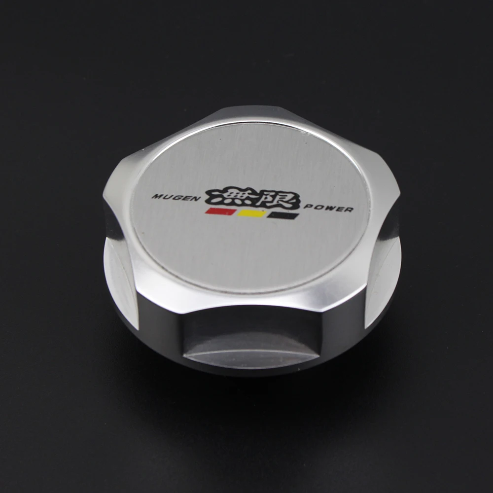 

MUGEN Power Racing Aluminum Engine Oil Cap Tank Cover for Honda Civic Fit City Accord CR-V XR-V Vezel Odyssey
