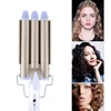 Kemei Professional Wave Hair Curling Iron Wand Ceramic Triple Barrel Hair Curler Roller Corrugation Hair Waver Styling Tools ► Photo 1/6