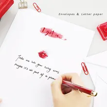 3 шт./лот с сексуальным принтом помада акварель ручной paintedenvelope канцелярские принадлежности для письма kawaii cpostcard DIY канцелярские принадлежности