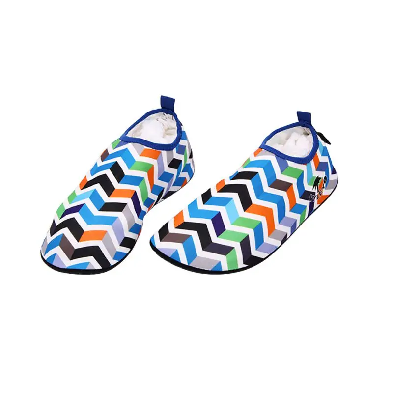 Унисекс Лыжные носки сандалии спортивные водные лыжи обувь для плавания без шнуровки мягкие уличные спортивные носки для дайвинга - Цвет: Синий