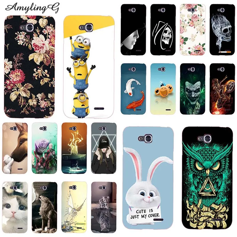 Phone Cases For For LG Optimus L90 D410 D405 D405N Case Print Rose Wolf Patterned Cover Soft Silicone Back Shell Fundas Para