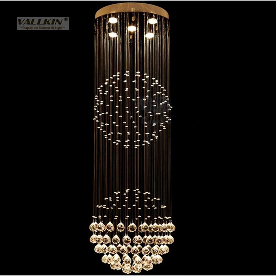 Современный светодиодный светильник-Хрустальная люстра для гостиной, хрустальные люстры, подвесные потолочные светильники